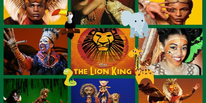 1024x768 Disney picha The Lion King musical collage HD karatasi la kupamba