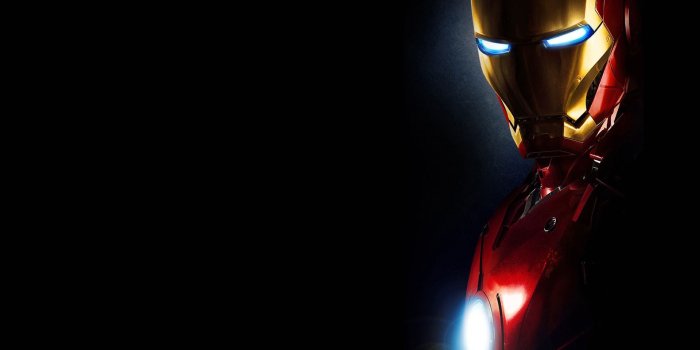 1920x1080 Iron Man – Closeup Picture On Black Background Wallpaper