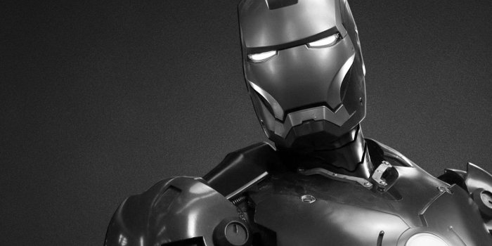 1280x800 1280x800 Black and White Iron Man desktop PC and Mac wallpaper