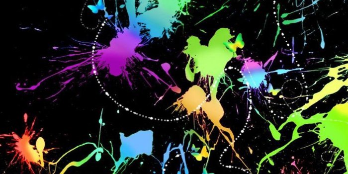 1024x1024 Neon Paint Splatters | Summer Lights | Paint background, Neon