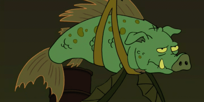 1080x1920 Just discovered a Duke Fishron mutant in Futurama. - Imgur
