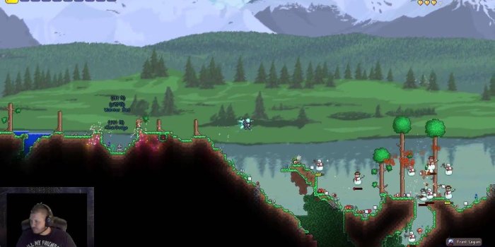 1920x1080 Terraria: Defeating Duke Fishron and Moon Lord Attempts