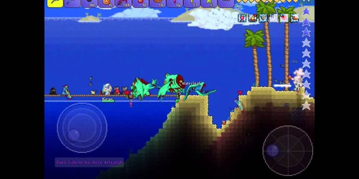 1920x1080 IOS Terraria - Defeatig Duke Fishron 7 Times!