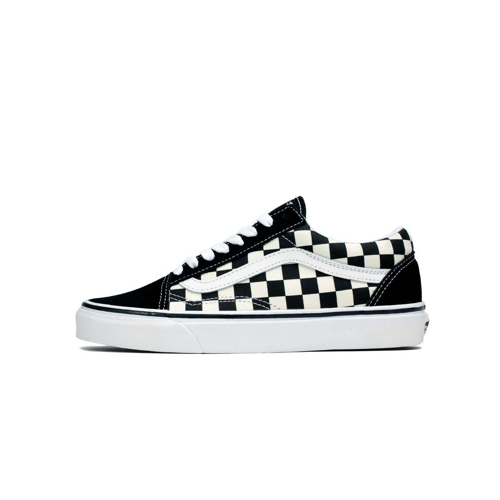 1600x1600 VANS - Old Skool Primary (Checkerboard Suede) Black / White VN0A38G1P0S  Shoes