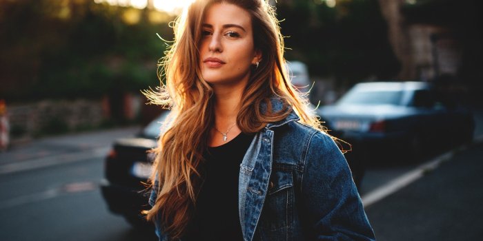 2048x1391 4536018 #denim, #jeans jacket, #women, #face, #portrait, wallpaper