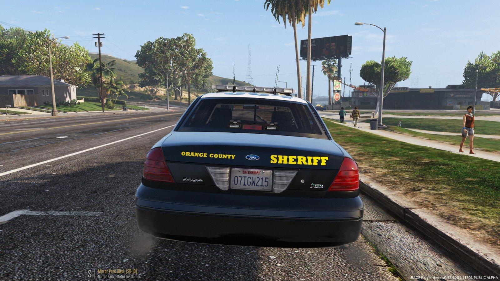 1920x1080 Orange County sheriff cvpi texture - Vehicle Textures - LCPDFR.com