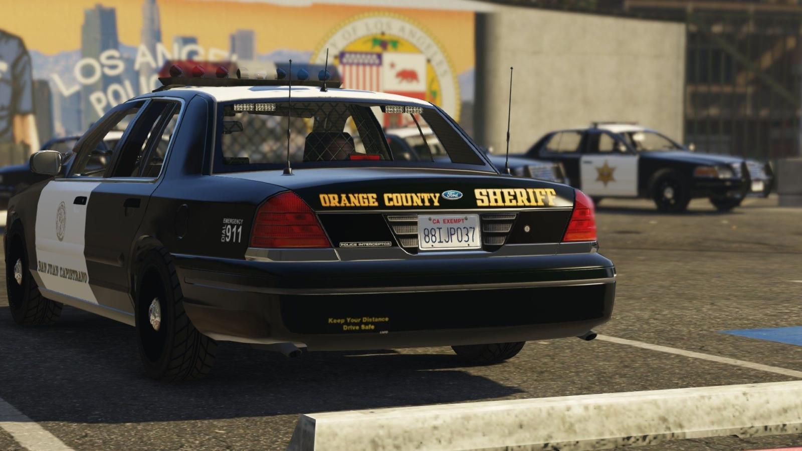1920x1080 Orange County Sheriff | CHP | Black Interior | Realism - GTA5-Mods.com