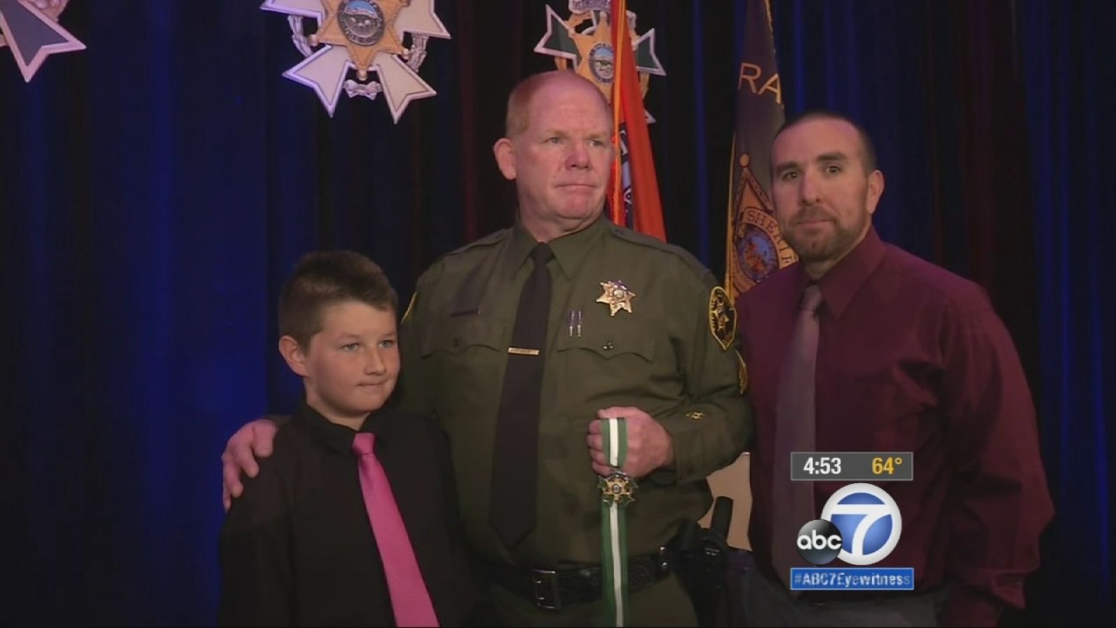 1600x900 Orange County sheriff's deputy honored for saving boy's life | abc30.com