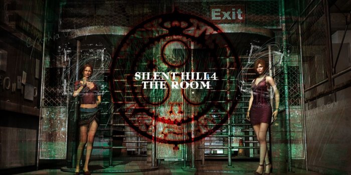 1280x1024 Silent Hill 4: The Room (2004) promotional art - MobyGames
