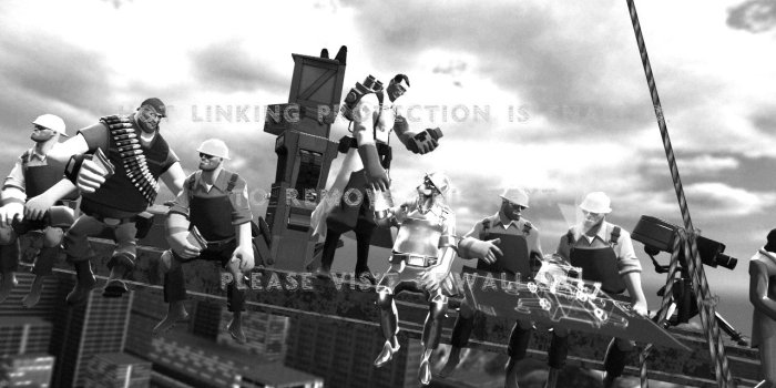 1280x1024 heavy tf2 engineer medic sentry team fortress 2