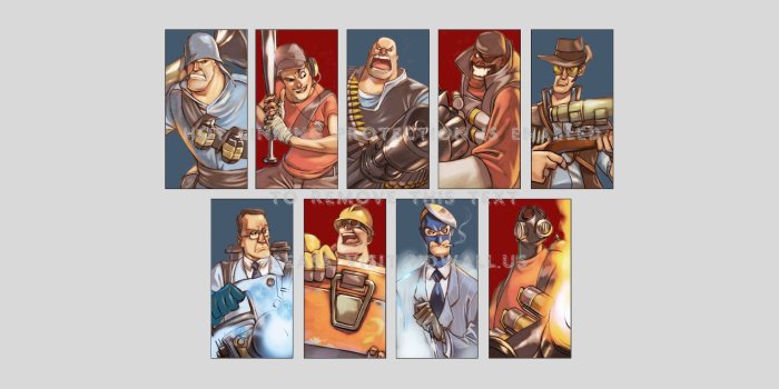 1680x1050 heavy tf2 engineer pyro spy scout medic demoman