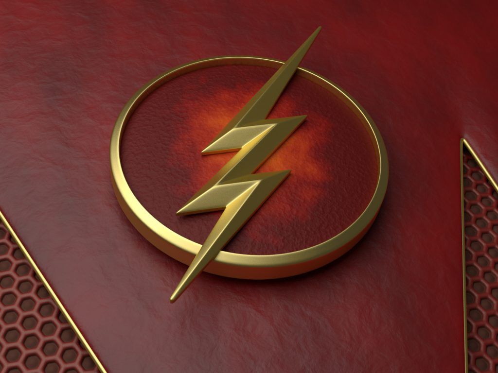 1024x768 The Flash Wallpaper Logo HD | the flash | Flash wallpaper, The flash