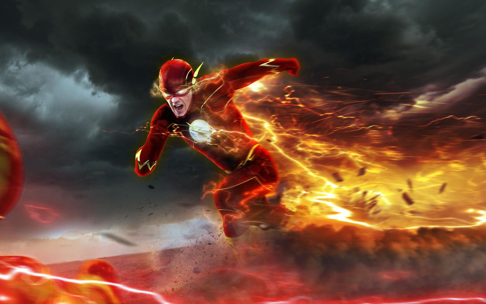 2880x1800 1360x768 Barry Allen In Flash Laptop HD HD 4k Wallpapers, Images