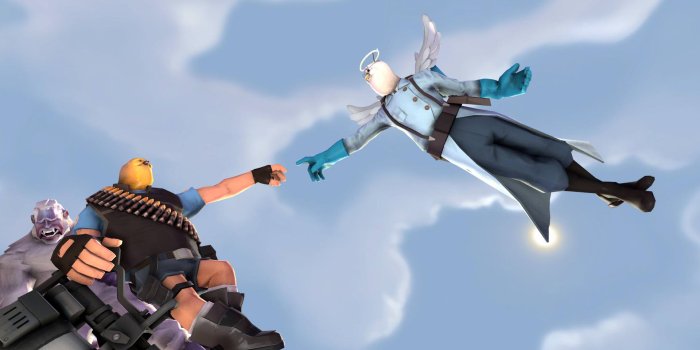 1920x1080 Heavy and Medic, God and Adam Style - Imgur