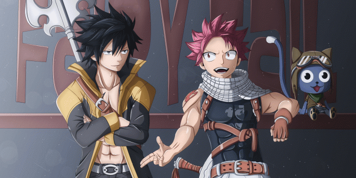 2861x1831 5091541 Happy (Fairy Tail), Natsu Dragneel, Gray Fullbuster