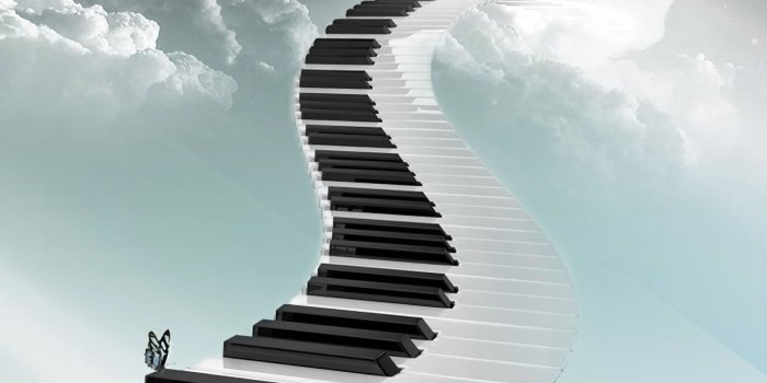 1600x1200 3D Piano Keys Wallpapers