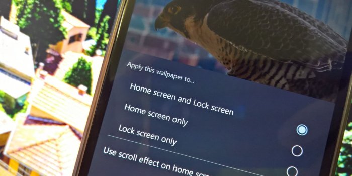 1600x1108 How to set Lock screen wallpaper using Microsoft Launcher on Android