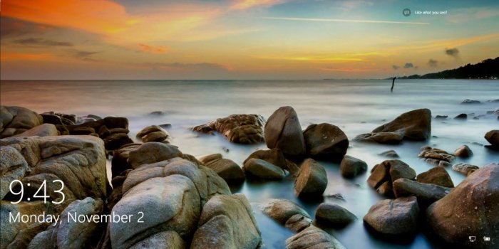 1600x809 Windows 8 Lock Screen Wallpaper Free Download | Wallpapers Abstract