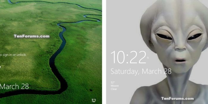 1560x576 Change Lock Screen Background in Windows 10 | Tutorials