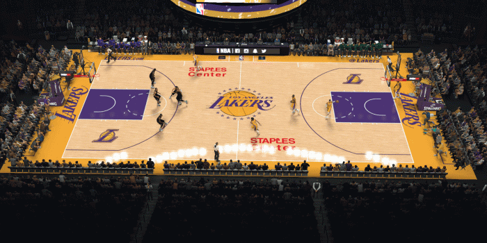 1600x900 Manni Live│2K Patches: Los Angeles Lakers Staples Center HD