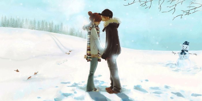 1920x1200 Anime Love Couple Kiss HD Wallpaper | Amazing | Anime love couple