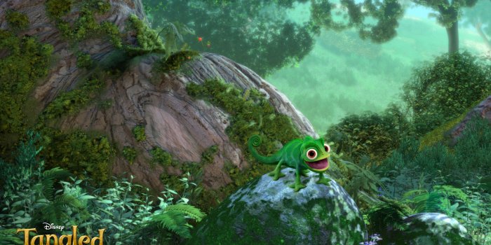1920x1200 Rapunzel's Pet Pascal the Chameleon from Disney's Tangled Movie
