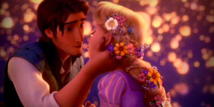 1024x768 Tangled HD wallpapers (Tangled wallpapers ) of Romance Moment for