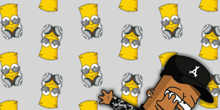 900x1600 Bart Simpson Supreme Wallpapers