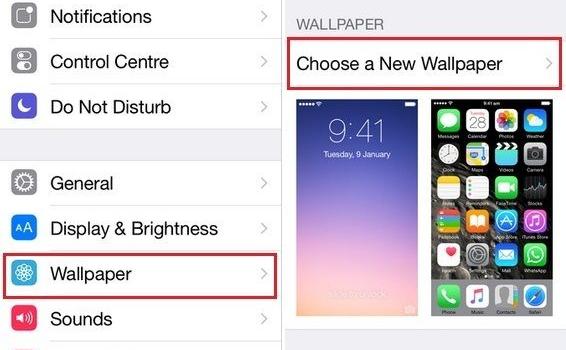 566x502 How to Change lock Screen Wallpaper on iPhone 6, 7 Plus, 8 Plus, X