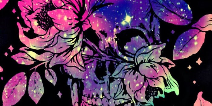 1075x1920 Skull & Roses Grunge Galaxy iPhone/Android Wallpaper I Created For