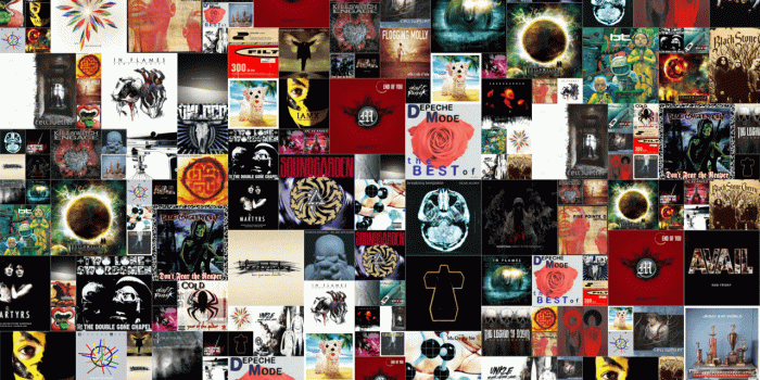 1280x720 Free download CD Covers Collage by RobCoxxy [1280x720] for your