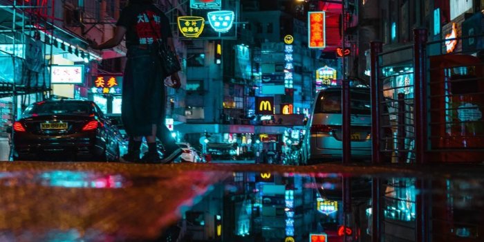 1165x1716 Time to reflect Hong Kong street level [1165x1716] [OC] | Wallpaper