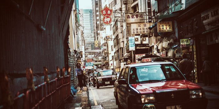 1920x1080 Side street in Hong Kong [1920x1080] : wallpapers