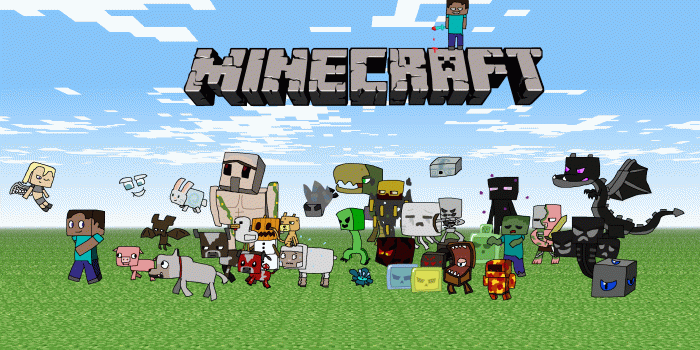 3460x1828 Minecraft Mobs Wallpaper Photo | Other HD Wallpaper