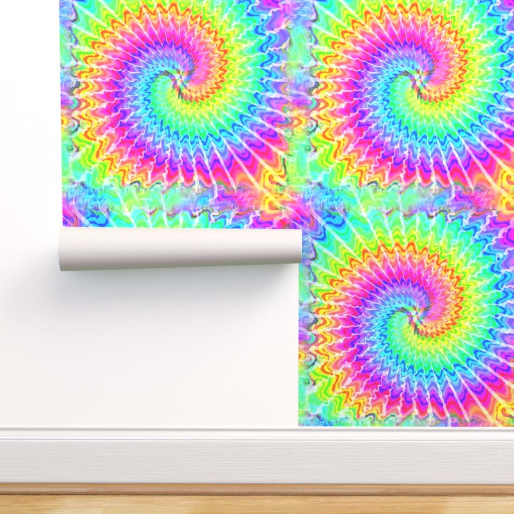 1024x1024 1 tie dye rainbow colourful psychedelic on Isobar by raveneve