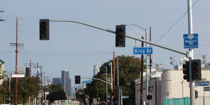 1024x768 Northbound Central Avenue approaches at two intersections …