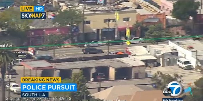 1920x1080 Chase comes to crashing end in South LA; suspect in custody | abc7.com