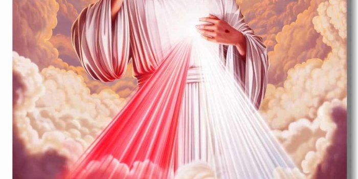 1000x1449 Custom Printing Canvas Wall Decor Mercy of Jesus Poster God Bless