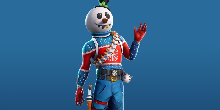 3840x2160 Slushy Soldier Fortnite Battle Royale Season 7 Skin 4K #27990