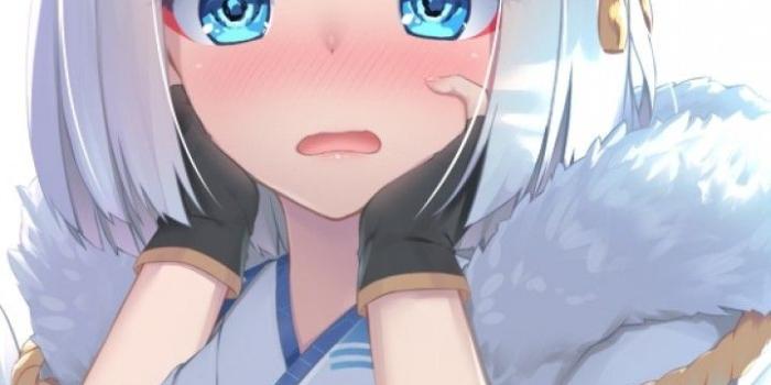 720x1280 Download 720x1280 Anime Fox Girl, Blush, Nine Tails, White Hair