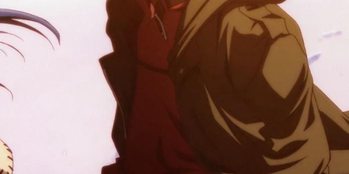 800x1280 Download wallpaper 800x1280 guy, girl, winter, fox, snow samsung