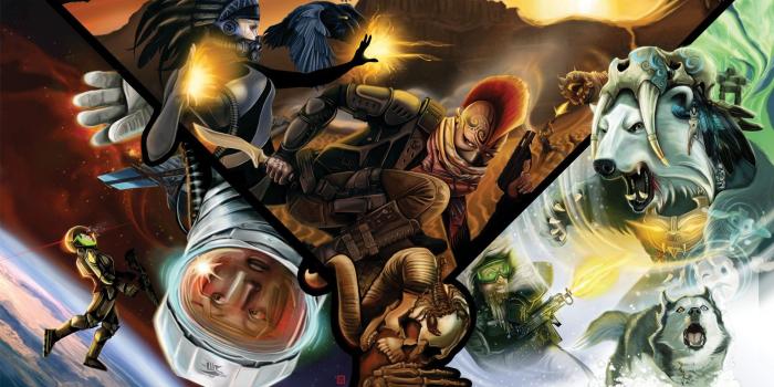 1920x1080 Shadowrun, Cyberpunk, Wolf, Raven Hd Wallpapers / Desktop