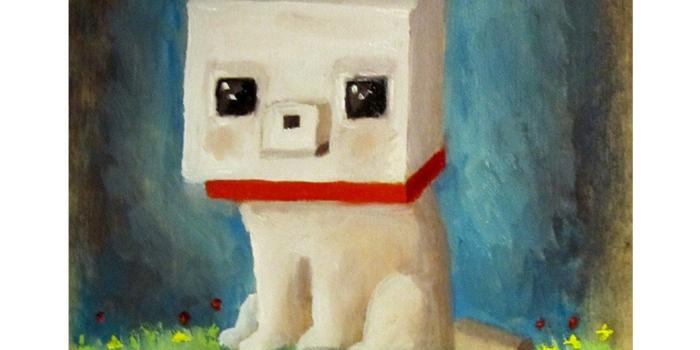 1041x1405 Free download minecraft inspired piece of a wolf This is a