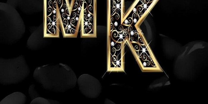 738x1310 Gold Letters On Black Rock Iphone Wallpaper - Mk Background (#419357