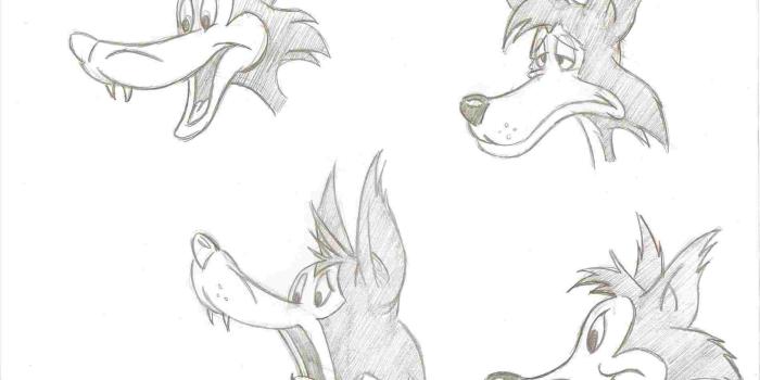 1899x1453 Drawings Of Baby Wolves