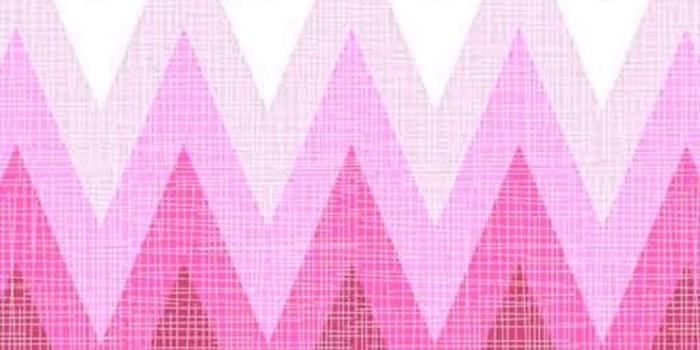 744x1392 GIRLY CHEVRON - PINK, WHITE AND GREEN, IPHONE WALLPAPER BACKGROUND