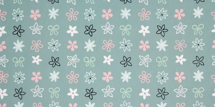 1280x853 1950s Vintage Wallpaper Pink White Floral Geometric on Green