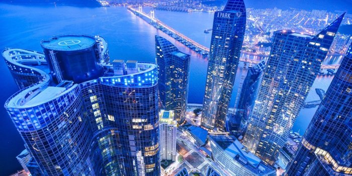 1332x850 Wallpaper bridge, the building, South Korea, Busan images for