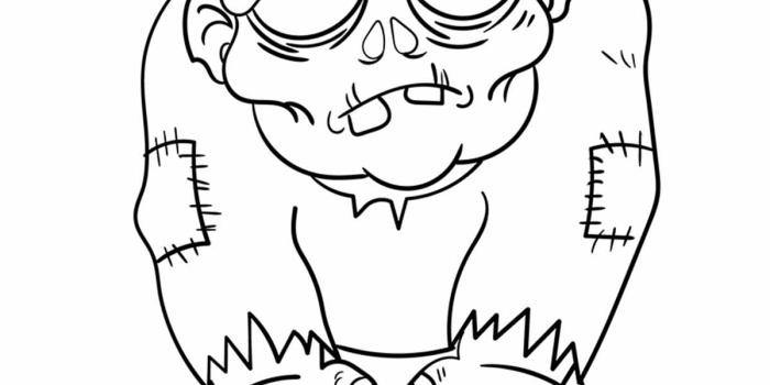 1200x1350 Top 20 Zombie Coloring Pages For Your Kids