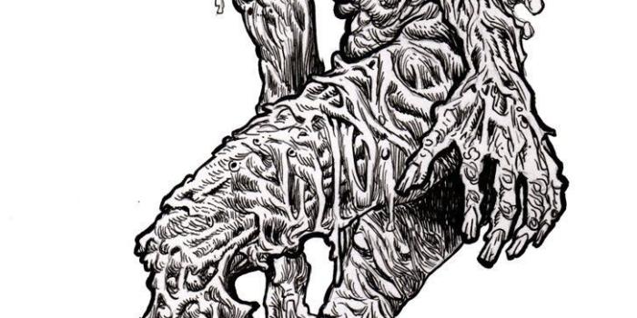 727x1169 A very scary zombie coloring page to keep with the Halloween theme